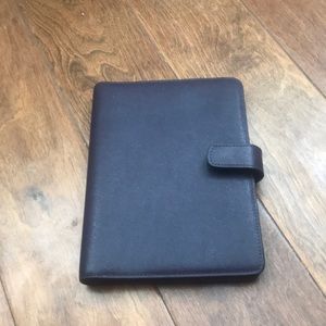 Coach leather organizer cover